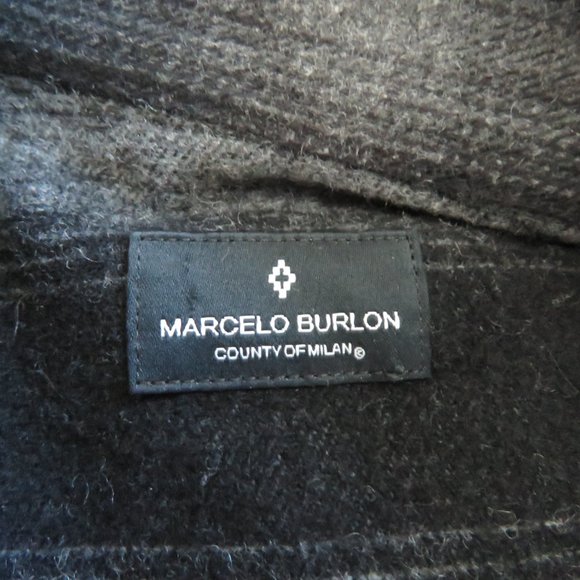 MARCELO BURLON COUNTY OF MILAN Sham Panther Print Plaid Wool Blend Shirt Sz XXS - Picture 14 of 16